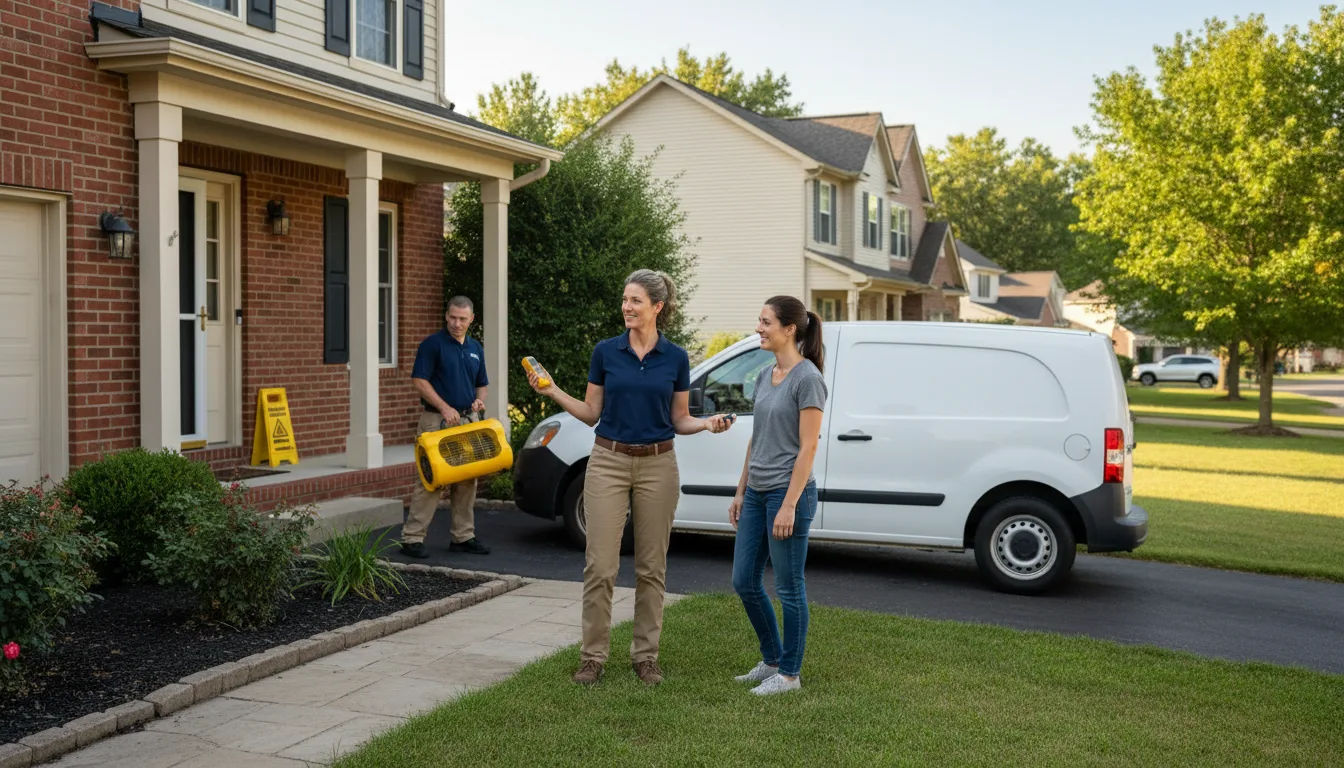 Residential water damage restoration in Jaroso, CO